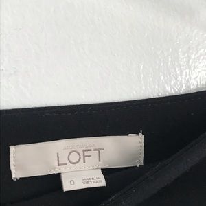 ann taylor loft black pencil skirt